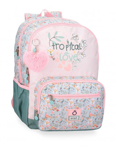 96427D1 ADAPT. BACKPACK 44CM 2C. TROPICAL LOVE